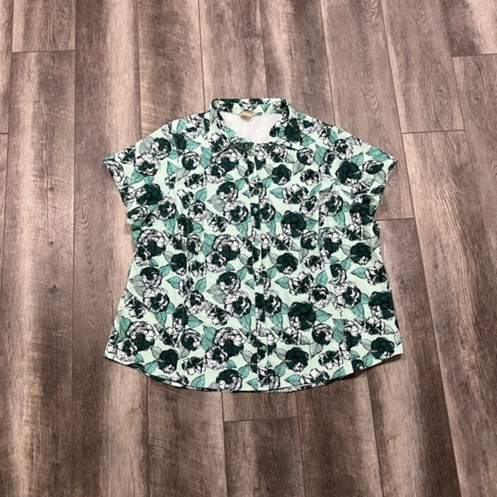 Duluth Trading Mens Floral Button Down‎
